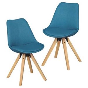 Eetkamerstoel 24Designs Blauw