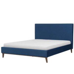 Tweepersoonsbed Beliani Blauw