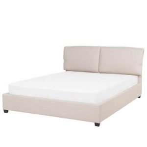 Tweepersoonsbed Beliani Beige