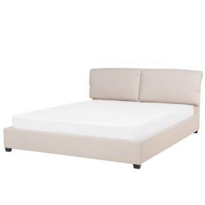 Tweepersoonsbed Beliani Beige