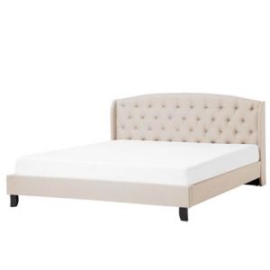 Tweepersoonsbed Beliani Beige