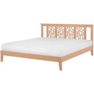 Tweepersoonsbed Beliani Beige