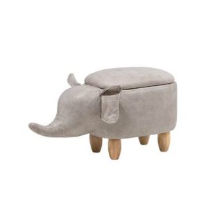 Hocker Beliani Grijs