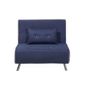 Slaapbank Beliani Blauw