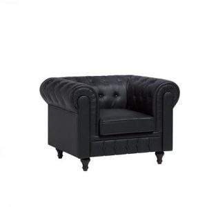 Fauteuil Beliani Zwart