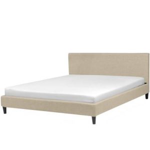 Tweepersoonsbed Beliani Beige