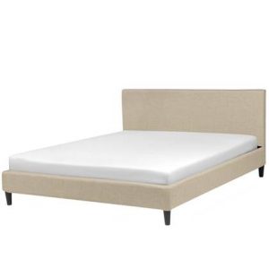 Tweepersoonsbed Beliani Beige