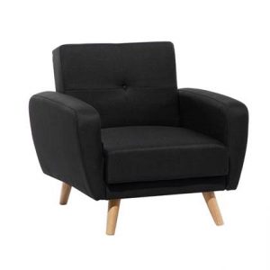 Fauteuil Beliani Zwart