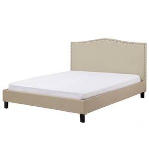 Tweepersoonsbed Beliani Beige