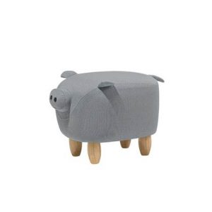 Hocker Beliani Grijs