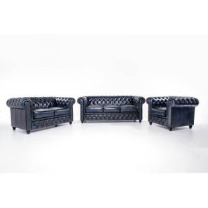 Bankstel The Chesterfield Brand Blauw