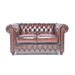 2-zitsbank The Chesterfield Brand Bruin