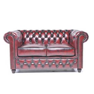 2-zitsbank The Chesterfield Brand Rood