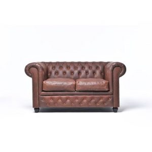 2-zitsbank The Chesterfield Brand Bruin