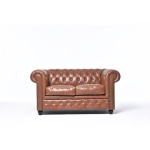 2-zitsbank The Chesterfield Brand Bruin