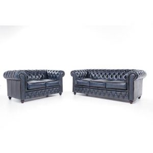 Bankstel The Chesterfield Brand Blauw