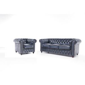 Bankstel The Chesterfield Brand Blauw