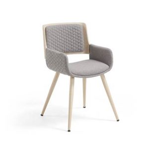 Eetkamerstoel Kave Home Grijs