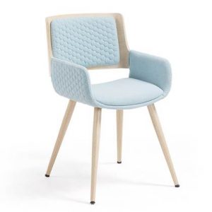 Fauteuil Kave Home Blauw