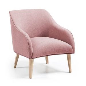 Fauteuil Kave Home Roze