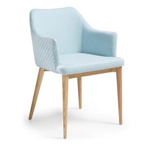 Eetkamerstoel Kave Home Blauw