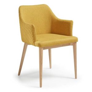 Eetkamerstoel Kave Home Geel