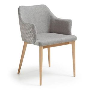 Eetkamerstoel Kave Home Grijs