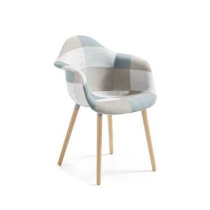 Eetkamerstoel Kave Home Blauw