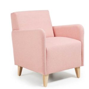 Fauteuil Kave Home Roze