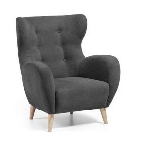 Fauteuil Kave Home Grijs