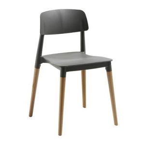 Eetkamerstoel Kave Home Zwart