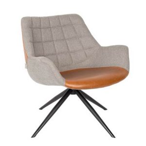 Fauteuil Zuiver Bruin