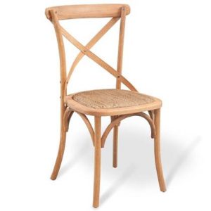 Eetkamerstoel vidaXL Bruin