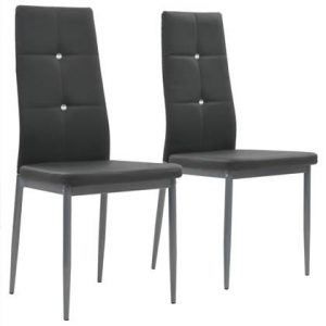 Eetkamerstoel vidaXL Grijs
