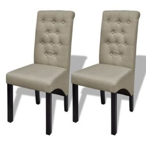 Eetkamerstoel vidaXL Beige