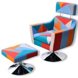 Fauteuil vidaXL Multicolor