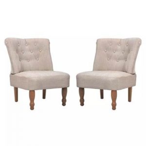 Fauteuil vidaXL Crème