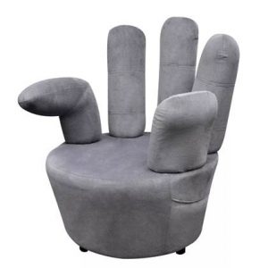 Fauteuil vidaXL Grijs