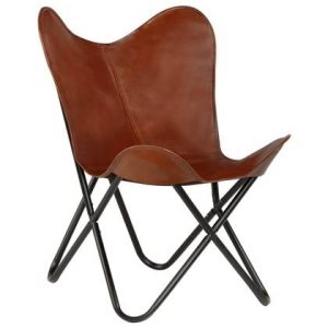 Fauteuil vidaXL Bruin