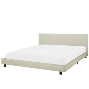 Tweepersoonsbed Beliani Beige