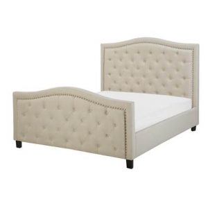 Tweepersoonsbed Beliani Beige