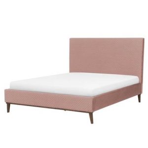 Tweepersoonsbed Beliani Roze