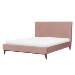 Tweepersoonsbed Beliani Roze