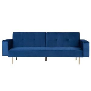 Slaapbank Beliani Blauw