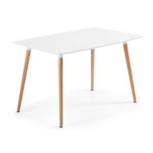 Eettafel Kave Home Wit