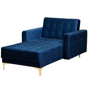 Daybed Beliani Blauw