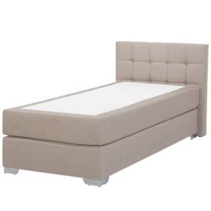 Tweepersoonsbed Beliani Beige