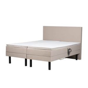 Tweepersoonsbed Beliani Beige