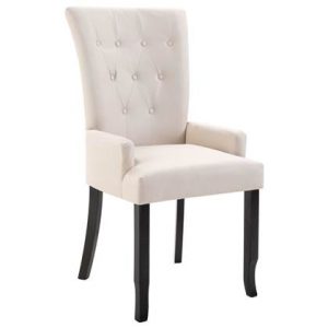 Eetkamerstoel vidaXL Beige