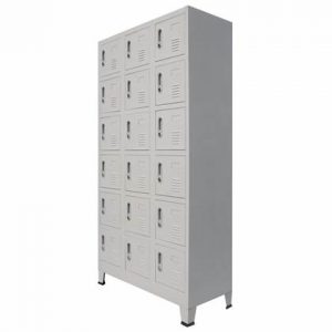 Lockerkast vidaXL Grijs